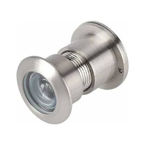Filiyano-Œilleton de porte en alliage de zinc de 28 mm de large avec plexiglas et écran de confidentialité robuste pour portes d'une épaisseur de 35 à (1/5)