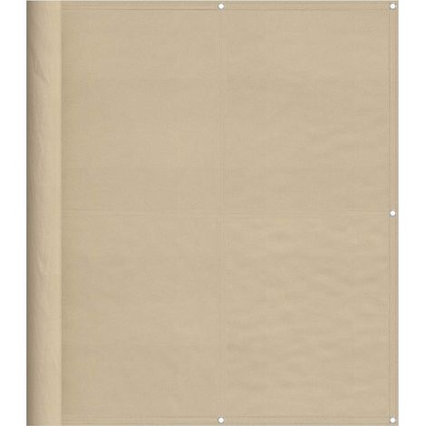Écran de balcon,Brise Vue de terrasse,Toile de Balcon beige 120x700 cm 100% polyester oxford CFW220510 (1/5)