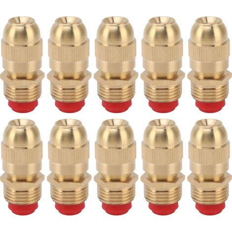 Lot de 10 buses d'arrosage à filetage mâle G1/2 pour l'irrigation de jardin, tête de pulvérisation réglable, petit corps-AquaForge (1/5)