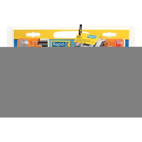 Grapadora clavadora Abs Ms4.1 + grapas en estuche - Rapid