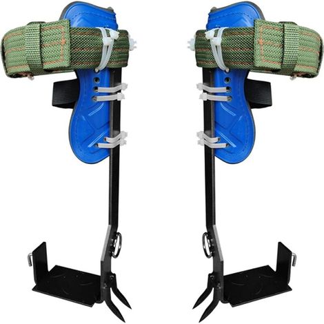 Memkey – Baumkletterset – 2 Stahlspitzen – Strapazierfähige Polyestergurte – Für optimale Höhenstabilität