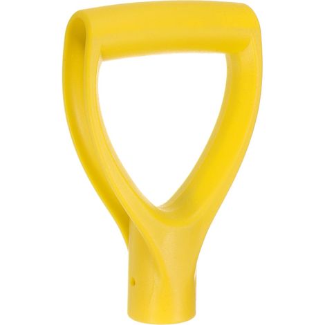 Manche en D pour Pelle 1-1/4""(32mm) ABS Plastique Jaune (1/5)