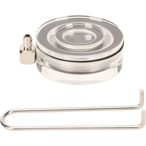 Diffuseur d'air transparent pour aquarium, augmentant l'oxygénation et silencieux, en acrylique, pour aquarium d'eau douce et d'eau de mer, 4,5 cm / 1,8 po (1/5)