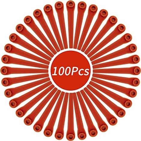 100 Kunststoffklingen, passend für den Gardena EasyCut 23/18V Rasentrimmer (1/5)