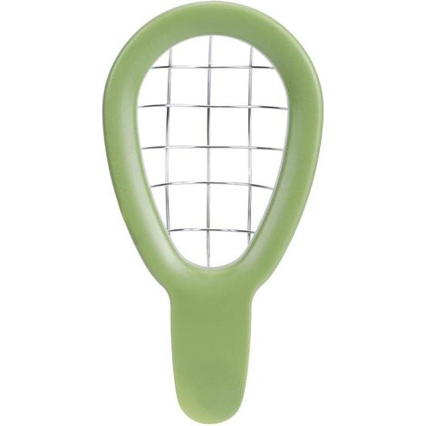 Coupe-avocat en acier inoxydable, outil de cuisine pour découper les avocats (vert)