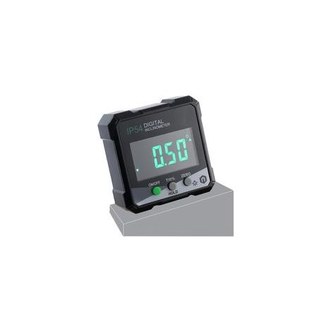 Inclinomètre numérique LCD 4x90°, niveau de pente numérique 360°, rapporteur d’angle magnétique étanche IP54, outil de mesure de haute précision pour décorateur de construction en bois (1/5)