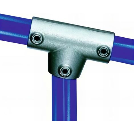 Raccord KEE KLAMP 88-7 inclinés en T pour tubes D. 42,4 mm - Galvanisé - KEE88-7