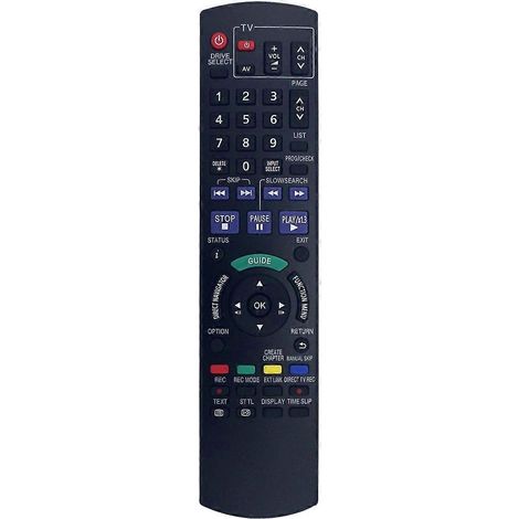 Ersatzfernbedienung N2QAYB000336 für PANASONIC DVD-Recorder N2QAYB000336 (1/5)