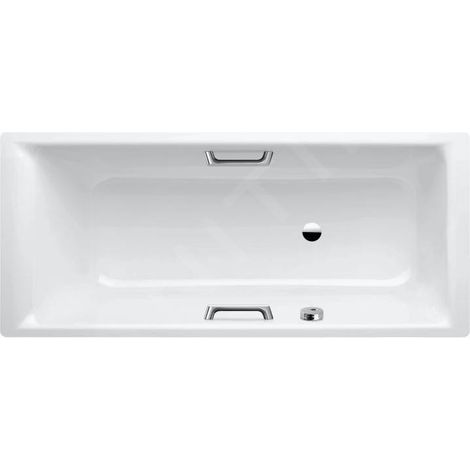 Kaldewei Ambiente - Baignoire Puro Star 686, 1600x700 mm, trous pour poignées, blanc 258600010001 (1/2)