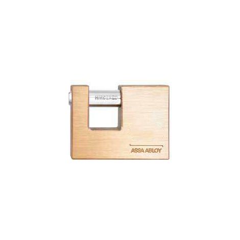 LUCCHETTO SERRANDA OTTONE """PL311""" YALE 50MM """MIGNON"""