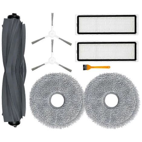 Pour aspirateur robot Dreame L10 Prime / L10S Pro : brosse latérale rotative, filtre HEPA, chiffons de nettoyage, etc. (1/4)