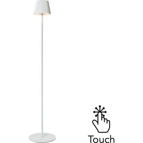 Litecraft Elowen Floor Lamp Rechargeable Touch Sensitive Integrated LED - White (1/5)