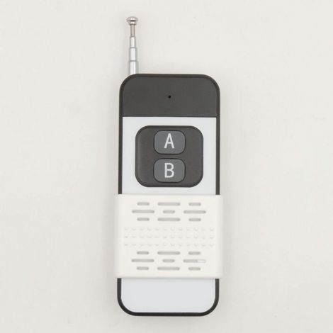 Télécommande sans fil longue portée 433Mhz avec 2 boutons, clé programmable code 1527, portée jusqu'à 200m, compatible récepteurs DieseRC.