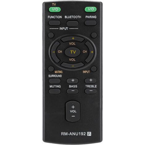 Replacement RM-ANU192 Remote Control for Sony SACT60BT HTCT60BT SSWCT60 Soundbar (1/5)