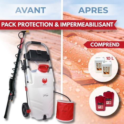 PRO SPRAYER EVO PHOENIX 2 BAT 5,10 OU 20L HYDRO'LEO + perche télescopique EVO 5.4 m 10 L