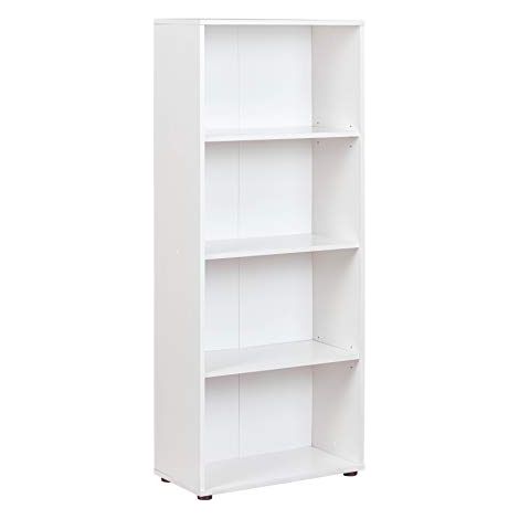 Libreria arco 4 livelli laminato bianco dim. 60x30x145h - Inter Link (1/4)