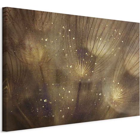 Tableau - Pissenlits dorés (1 pièce) large (1/5)