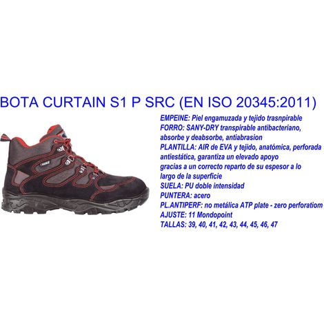 TENDA STIVALE COFRA N45S1 P SRCPUNT SOLETTA ACCIAIO 22300 001