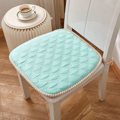 Chaise Galette 45x43, Set of 4, Removable Non-Slip Cushions, Practical and Elegant