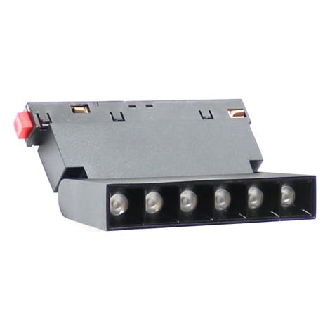 IluminaShop - Foco LED para Carril Magnetico 6W Magne Chip Osram 48V Monofasico CRI 90 UGR 17 Serie Even  Blanco Calido 3000K (1/2)