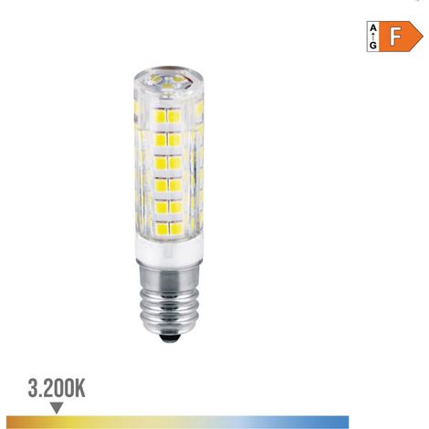 Ampoule LED Tubulaire EDM E14 4,5W 450lm 3200K Lumière Chaude Ø1,6x6,6cm (1/3)
