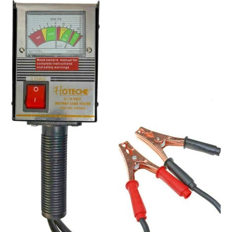 Tester batteria analogico 6-12 VOLT per auto bus moto barca camion 125A 690403 (1/4)