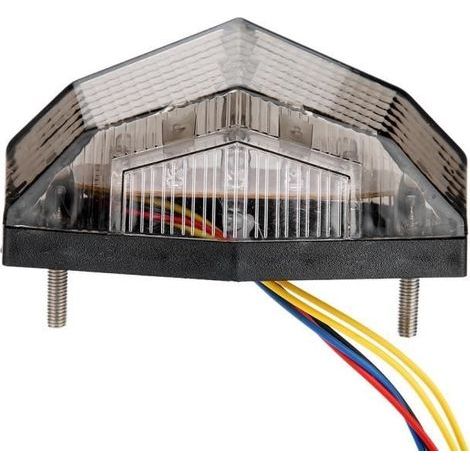 SALUTUYA Fanale posteriore per moto Fanale posteriore a LED modificato per moto Luce posteriore di avvertimento con indicatore di direzione e freno Blocco automatico (1/4)