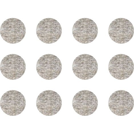 12x Cache vis adhésif autocollant diamètre 40mm protection bouchon trou obturateur meuble table chaise maison, Granite
