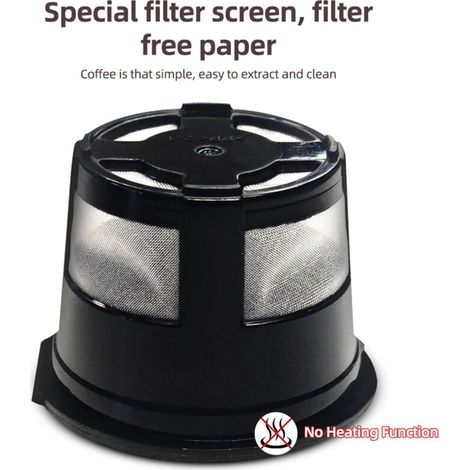 SJLERST Macchina da caffè espresso elettrica portatile da 170 ml, batteria ricaricabile da 1200 mAh, ideale per campeggio, viaggi, auto, escursioni e ufficio (senza funzione di riscaldamento). (1/3)