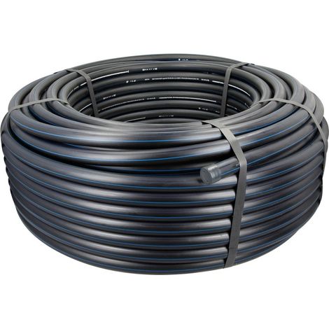 Tuyau PE HD diam. 40 x 3,7 mm sur rouleau