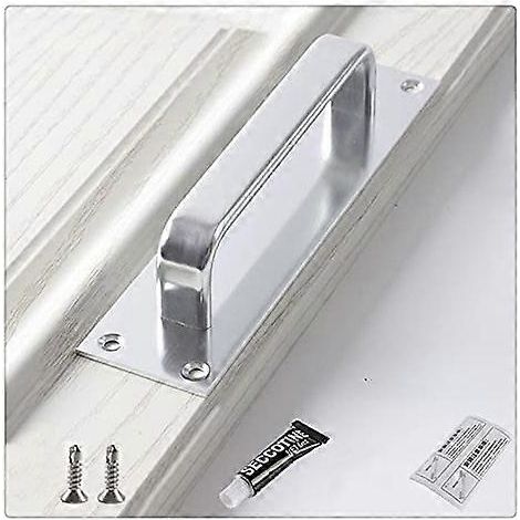 1 stuk schuifdeurgreep, handgrepen (200 x 40 mm) (aluminiumkleur) (1/3)