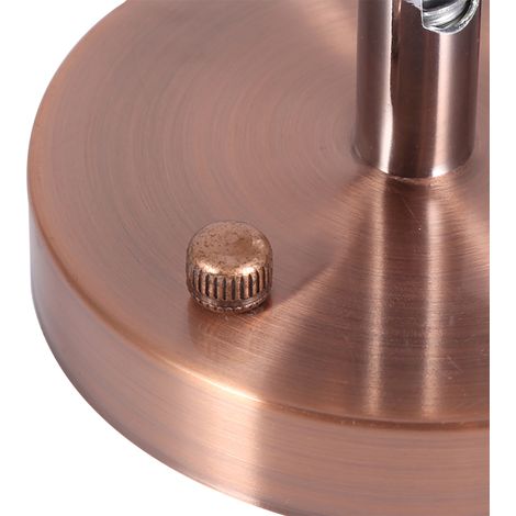 Douille E27 pour plafonnier ou applique murale moderne vintage, rotation à 180°, bronze rouge (1/5)