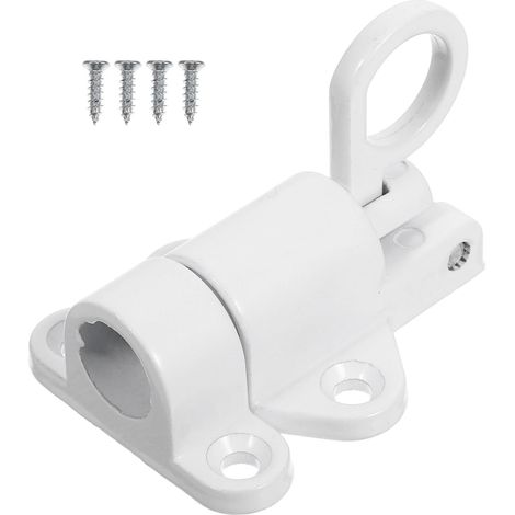 Loquet de Trappe en Alliage D’aluminium Blanc avec Vis (1/5)