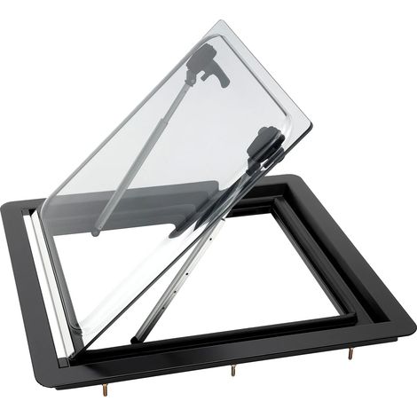 Ventana de ventilación, mosquitera, diseño impermeable, 450x500 mm (1/2)