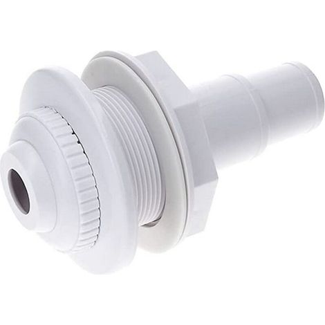 Bouche D'impulsion pour piscines Démontables,Buse D'impulsion pour Piscine Démontable avec Joint et Adaptateur pour Drainage Piscine 1 1/2" (1/4)