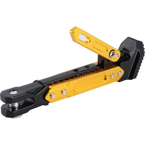Verstellbarer Motorrad-Seitenständer, CNC-gefräst aus Aluminiumlegierung, universell einsetzbar (1/5)