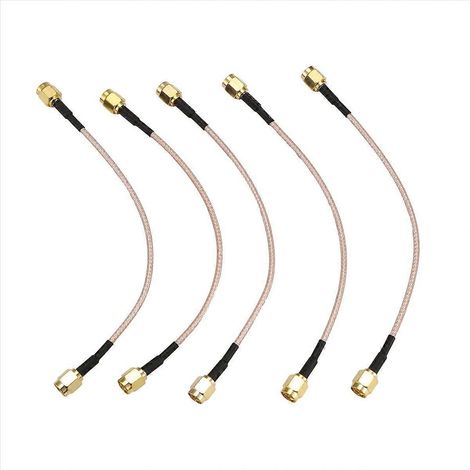 Câble de raccordement coaxial RG316 avec connecteurs SMA mâles. (1/5)