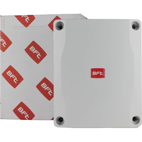 BFT – Centrale de commande universelle RIGEL 6 SD pour moteurs 230V – Récepteur bicanal – Limiteur de couple électronique – Ouverture partielle