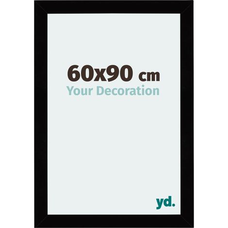 Cadre Puzzle 60x90 cm - cm - Noir Brillant - MDF - Mura. (1/5)