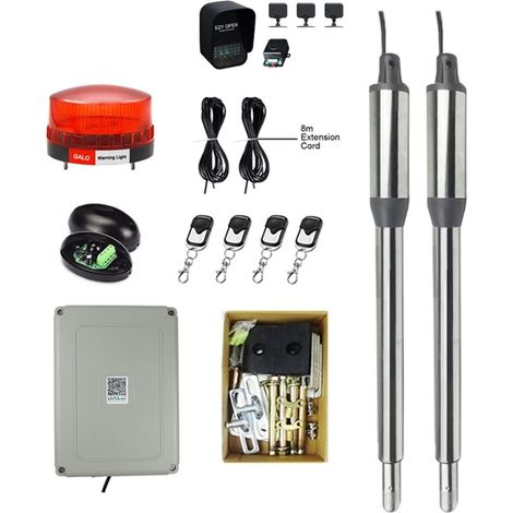 Ouvre-Porte Automatique à Double battant, ouvre-Porte électrique avec télécommande for Porte Industrielle et résidentielle(PKM C01 N) (1/5)