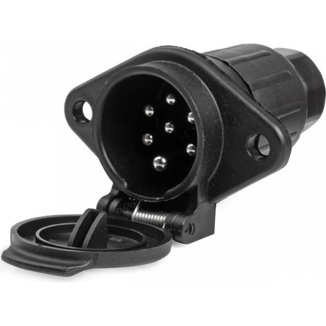 Conector para remolque de 7 pines tipo N 24V TIR amio-03221 (1/2)