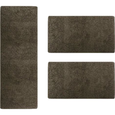 Descente de lit Sphinx Marron 1 tapis 67 x 240 cm + 2 tapis 67 x 140 cm
