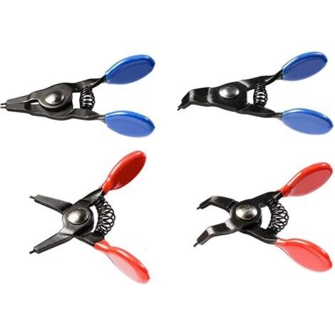BUNTHAUS 4 Pièces Petite Pince à Circlips, Mini Pince à Circlips Robuste en Métal pour Circlips Internes Externes (1/5)
