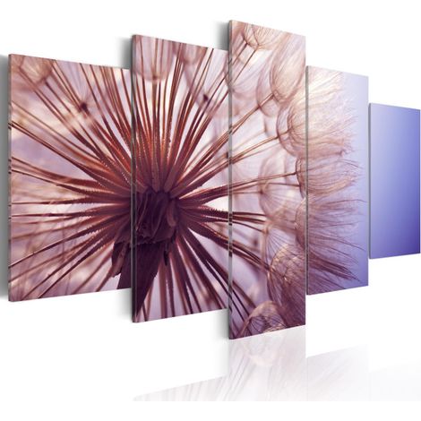 Tableau Imprimé "Eblouissement Violet" 50 x 100 cm (1/2)