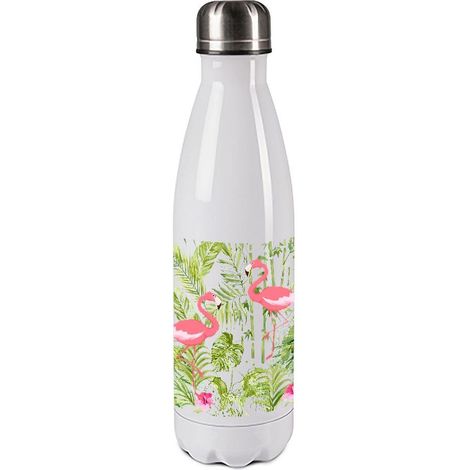 Bouteille isotherme en inox 750 ml - Flamants Roses