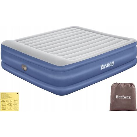 [GEBRAUCHT] B-Ware Materac Dmuchany Dwuosobowy Łóżko Z Pompką 230V Bestway 67692 Model 2024 (1/2)