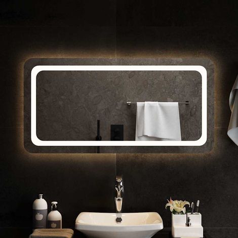 Miroir de salle de bain LED 100x50 cm