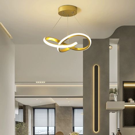 Suspension pour couloir, Éclairage de passage, Luminaire suspendu moderne et minimaliste, Éclairage d'entrée, Suspension créative pour petits balcons (30 cm, 3000 K)