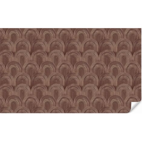 Carta da Parati Ritmico - Impact - Marrone 500x300 cm (1/5)