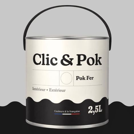 Peinture Fer Antirouille – Métal Extérieur Intérieur, Satinée, Protection Rouille - 2,5L - RAL 7047 - Telegris 4